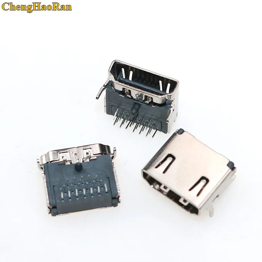ChengHaoRan HDMI 19 контактный разъем интерфейса 3 ряда 19pin (7PIN 6PIN 6PIN) 90 градусов Гнездо