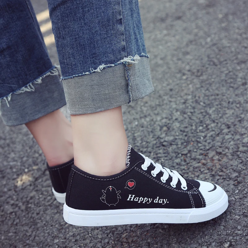 2019 Лидер продаж весна осень женские модные парусиновые туфли спортивные доска