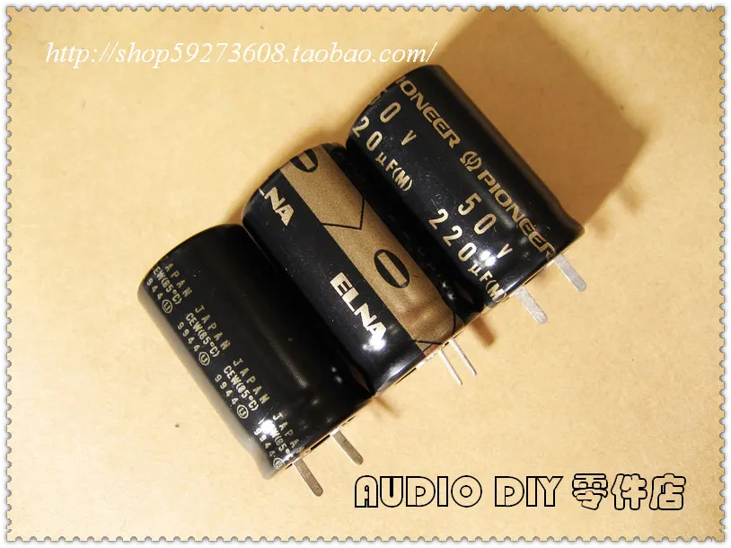 10 шт/30 шт ELNA (Vanguard Pioneer custom products) 220 мкФ/50 в аудио электролитический конденсатор (Japan