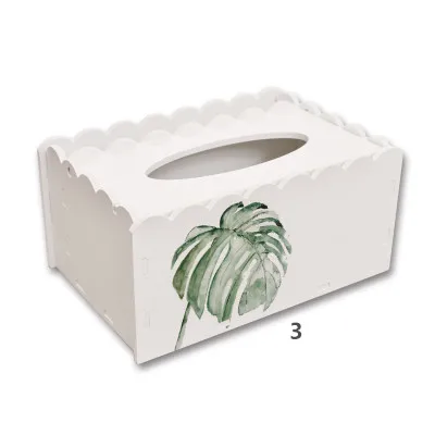 CFen A's Green Plant Home kitchen PVC-wood тканевая коробка DIY плотная салфетка держатель Чехол с пультом дистанционного управления Контейнер тканевый чехол 1 шт
