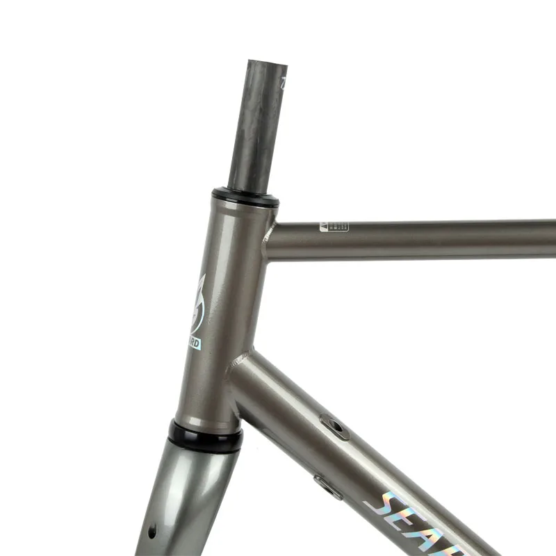 Seaboard Tsunami Chromoly Steel Road Bike Cyclocross Frameset Frame Carbon Fork Thru Axle Cr-mo Steel CX Gravel 700C Frame