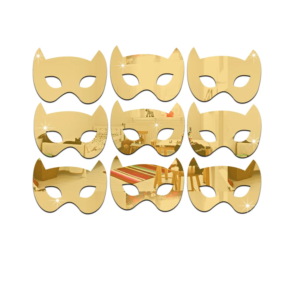 Съемные креативные зеленые маски Funlife для детской комнаты танвечерние ная маска