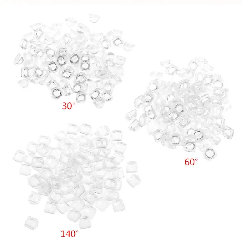 

100PCS Lens for 5050 LED WS2812 APA102 WS2811 SK6812 30 60 140 Degree Angle Lens W329