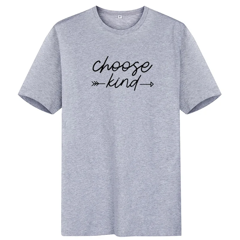 Женская футболка с коротким рукавом ONSEME Choose Kind летняя забавная модная свободные