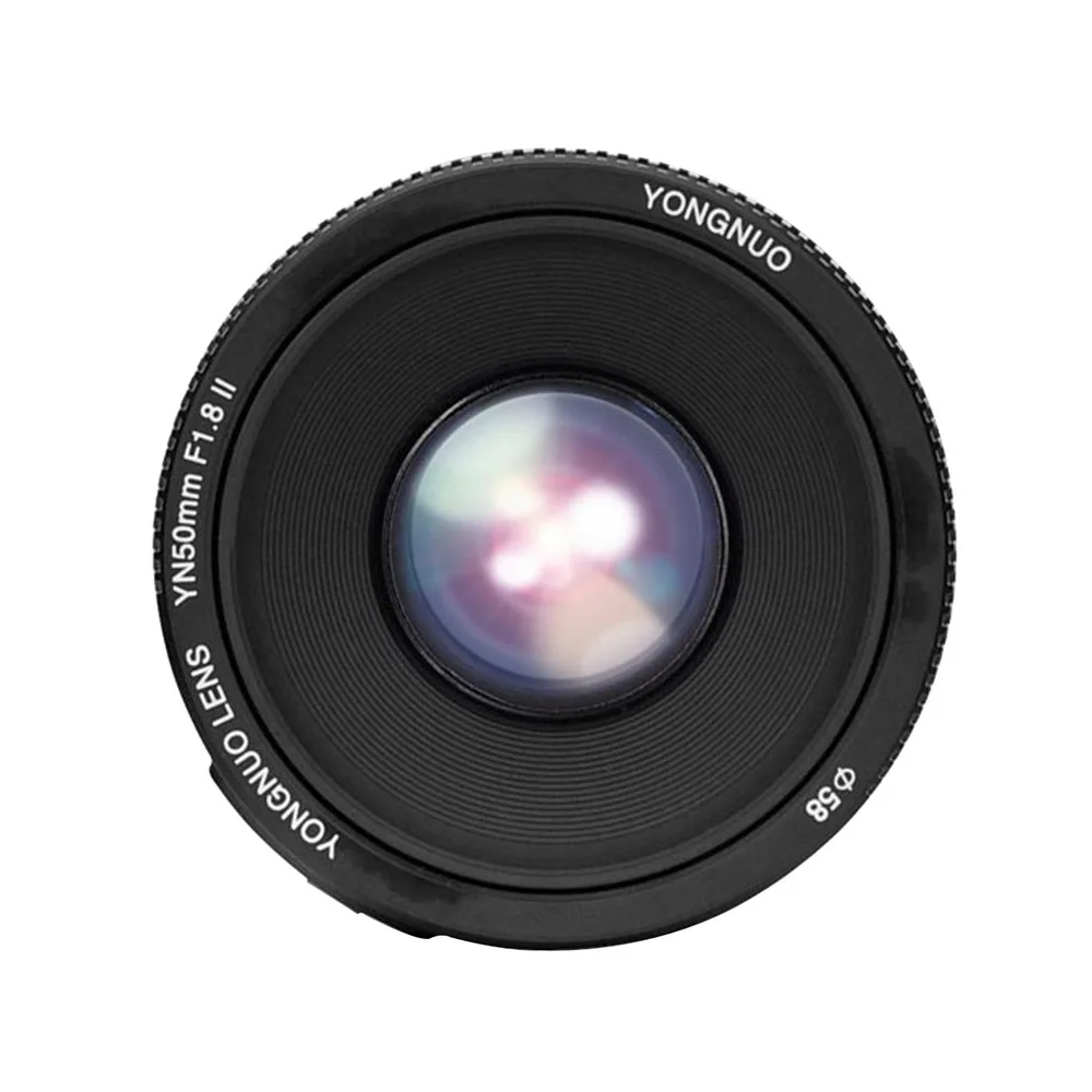 Объектив YONGNUO YN 50 мм F1.8 объектив II EF для объективов Canon с большой диафрагмой и