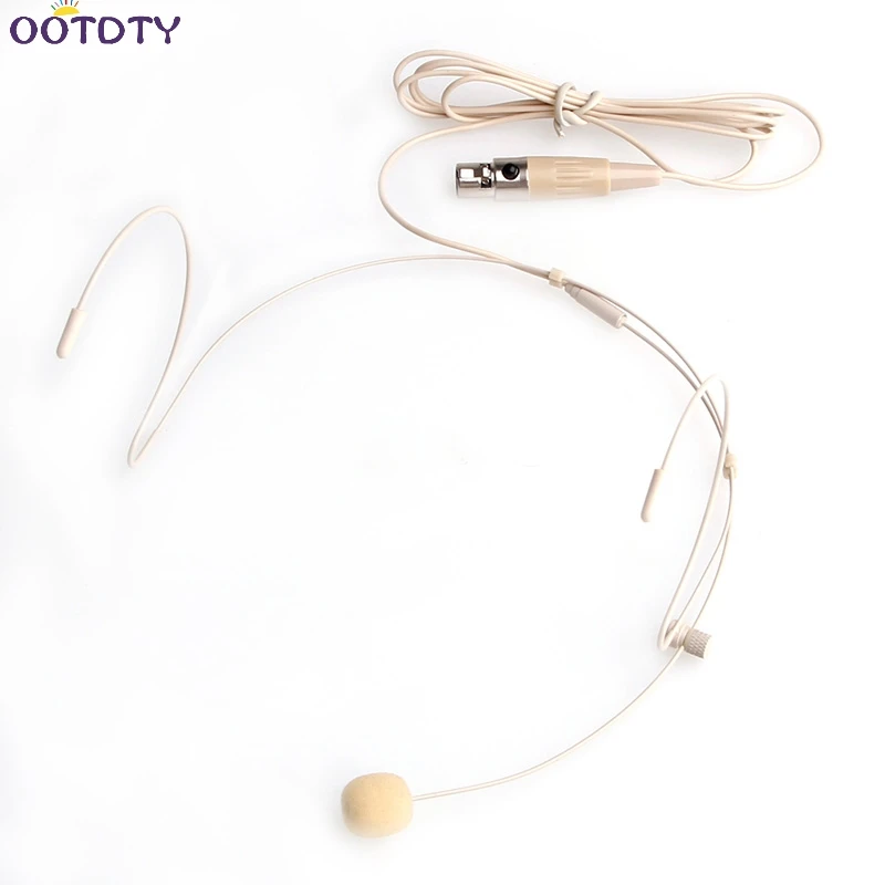Двойной ушной крючок микрофон головная гарнитура для Shure ALL XLR 3PIN TA3F|Микрофоны| |