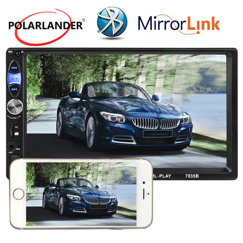 7 ''сенсорный экран многоязычный AUX USB TF 2018 новый 2 Din MP5 MP4 Bluetooth автомобильное