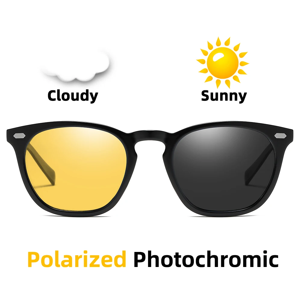 Фотохромные поляризационные солнцезащитные очки унисекс для мужчин женщин