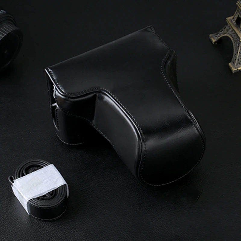 Чехол сумка из искусственной кожи для цифровой камеры Canon EOS M10 M6 M3 M2 M 15 45/18 55 мм с