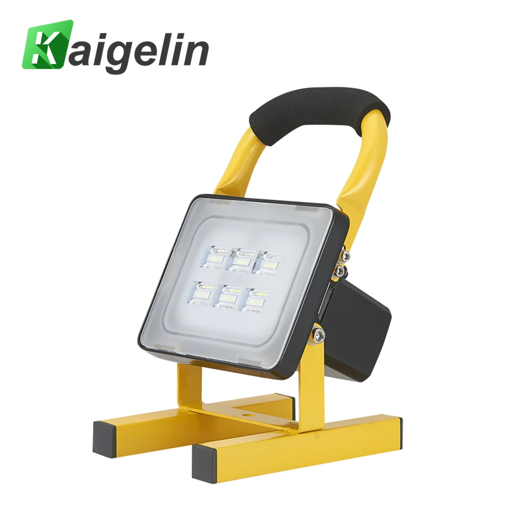 Kaigelin перезаряжаемый прожектор светильник 20W 12V открытый ing Портативный