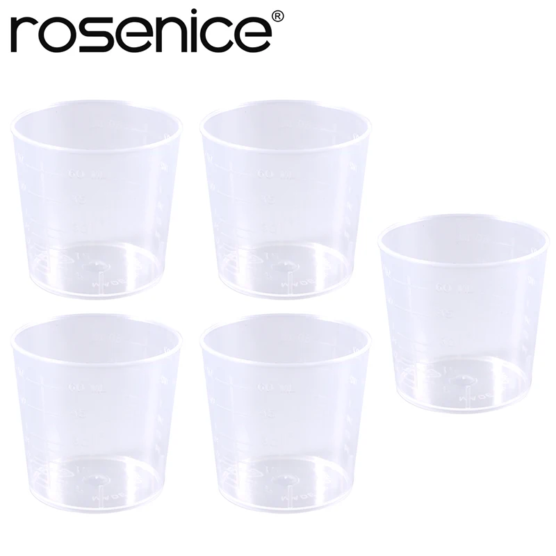 60 мл Пластиковые выпускные шейкеры измерительные стаканы для лабораторных и