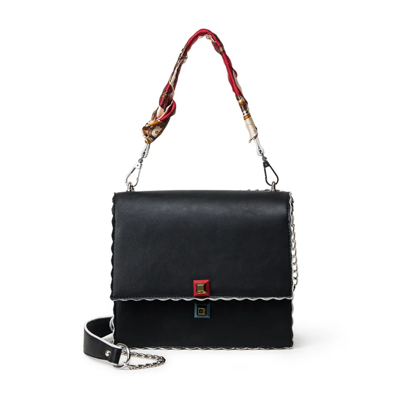 2016 брендовая дизайнерская модная женская сумка мессенджер с лентой Женская