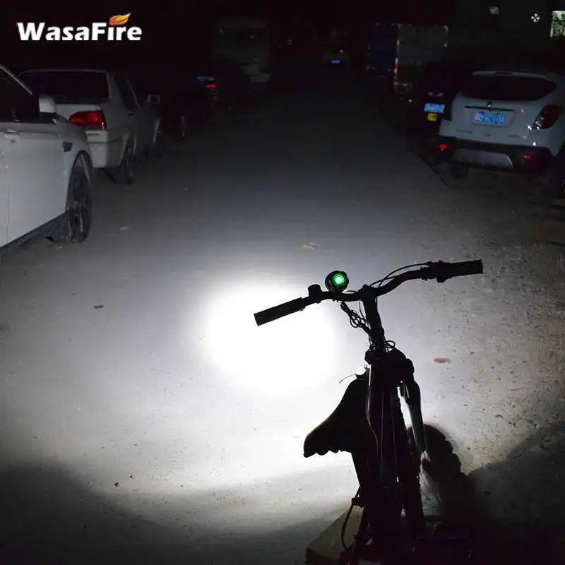 WasaFire велосипедный головной светильник 5xT6 светодиодный налобный фонарь 18650