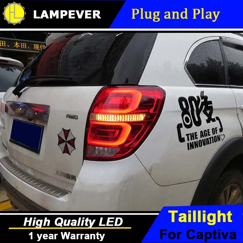 Задний фонарь для Chevrolet Captiva светодиодный s 2008 2015 задний ДХО + тормоз парка