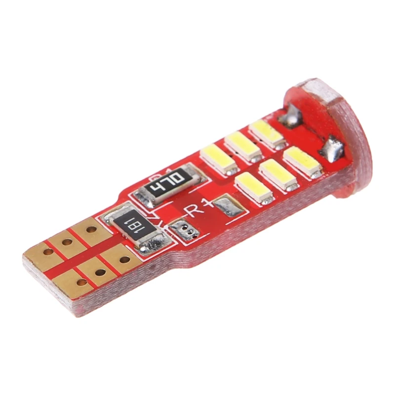 Новые шины CAN bus ошибок 15 SMD T10 W5W светодиодный 5W5 4014 маркер светильник белый Aug10