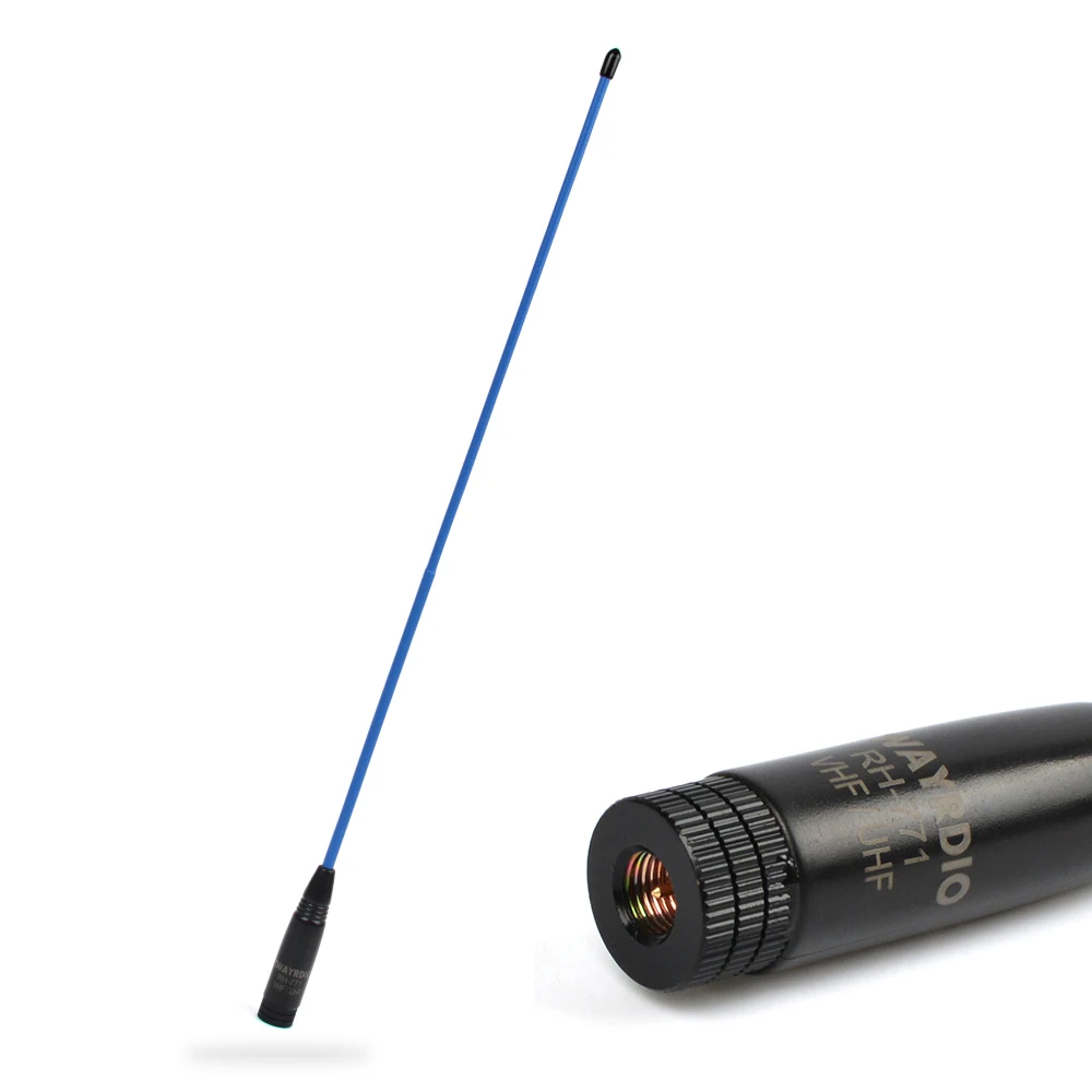 HYS рация Dual Антенны диапазона sma мужской VHF и UHF 144/430 мГц гибкая антенна для VX 180