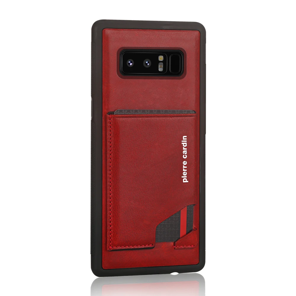 Для Samsung Galaxy Note 8 чехол для телефона Pierre Cardin из натуральной кожи тонкий держатель