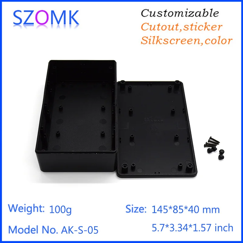 Пластиковый корпус szomk 145*85*40 мм 1 шт. лидер продаж высококачественный из АБС