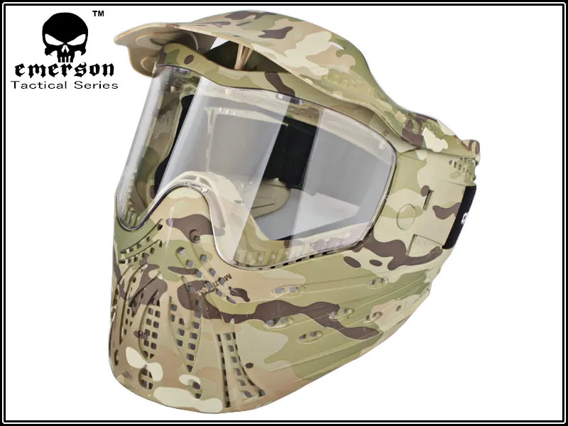 EMERSON Tactical Anti-Strike Mask Airsoft Combat Full Face Mask Multicam EM6603A