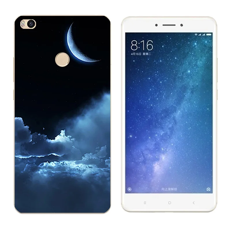 for Xiaomi Mi Max2 Case Scenery Cover Silicone Piano Printing Max 2 Phone Cases Xiomi |