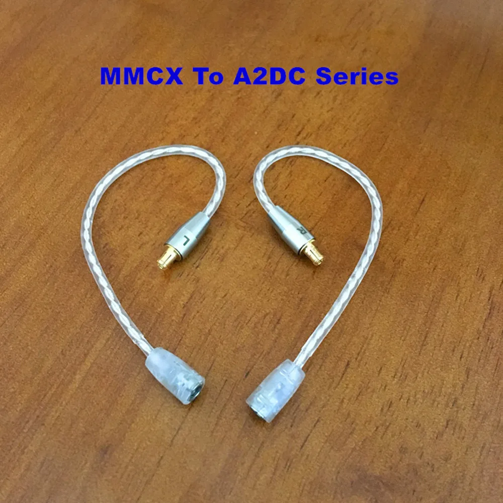 Кабель адаптер для наушников MMCX мама 2Pin 0 78 мм IM04 IE80 A2DC QDC папа|Аксессуары