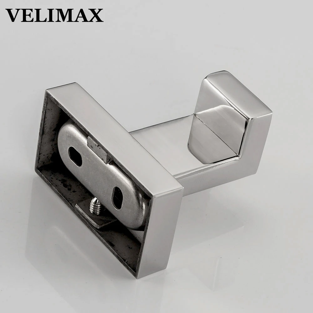 VELIMAX современный один крючок Нержавеющая сталь одинарный настенный Полотенца