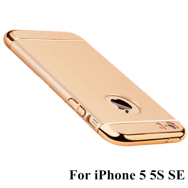 Роскошный Жесткий Чехол для iphone 5s чехлы с покрытием 3 в 1 полная защитная задняя