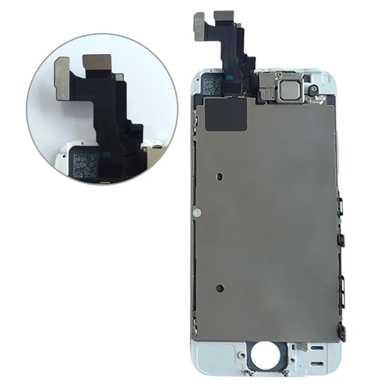 Оригинальный экран для iPhone 5S сменный ЖК дисплей сенсорный с дигитайзером рамка в