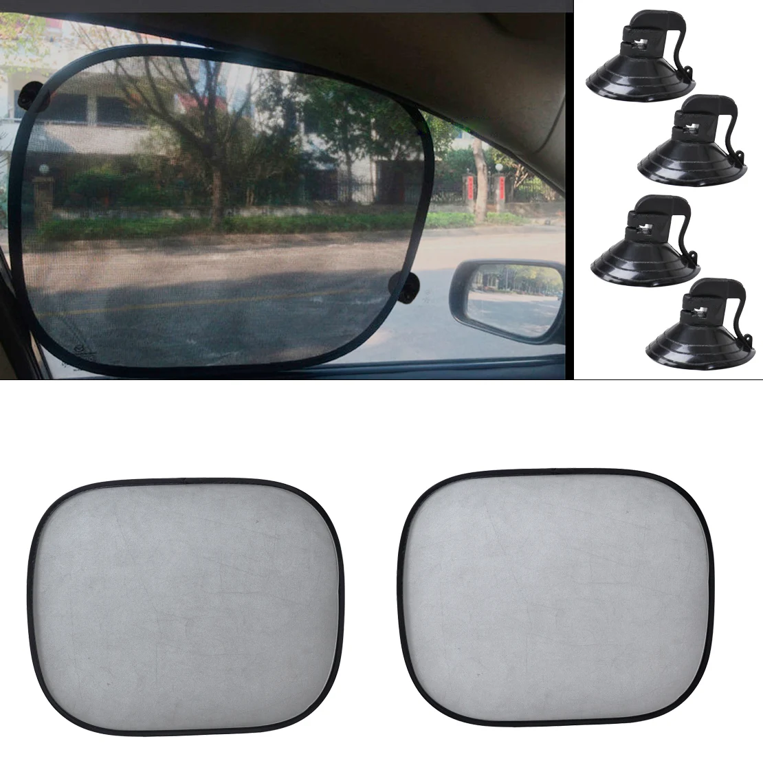 2 шт. складной автомобильный козырек DWCX для Ford Focus Audi A4 A6 BMW E90 VW Golf Kia Rio Mazda 3|window sun