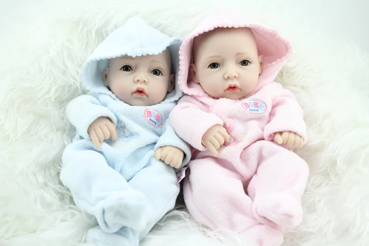 

30CM Silicone Reborn Baby Dolls Realistic Hobbies Handmade Baby Doll For Boy & Girls Safe Classic Toys Early Education Dolls