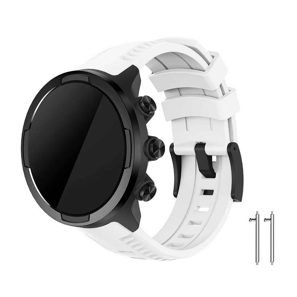 Ремешок мягкий силиконовый для спортивных часов Suunto Spartan сменный Браслет HR Baro