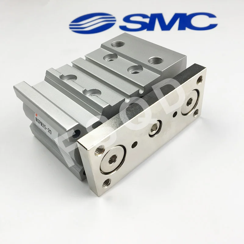 MGPM25-150 MGPM25-175 MGPM25-200 SMC компактный направляющий цилиндр тонкий трехосевой цилиндр с стержнем цилиндр MGPM серия