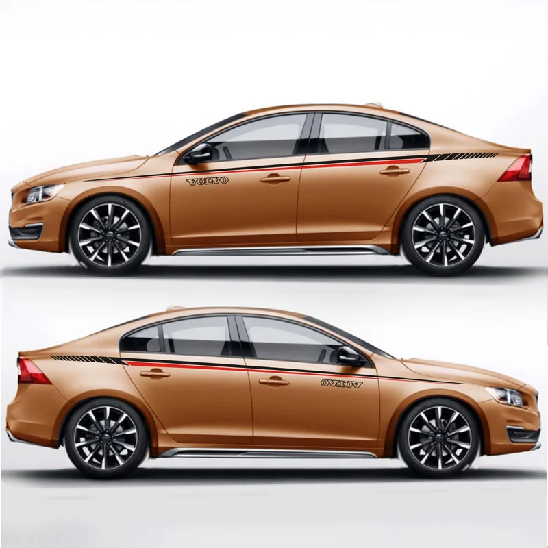 Автостайлинг TAIYAO Спортивная Автомобильная наклейка для volvo S60 V60 автомобильные
