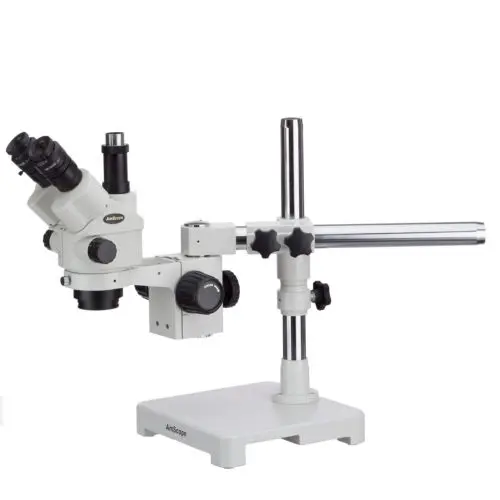 Мультифокальный стерео запираемый микроскоп AmScope SM 3NTP 7X 45X с зумом на одной