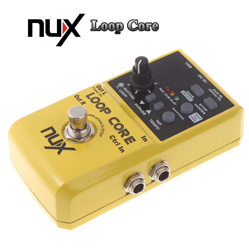 NUX Loop Core электрогитара педаль эффектов прочная ra 6 часов Время записи высокое