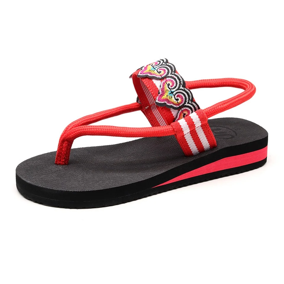 New flip-flops thick-soled sandals and slippers ladies summer fashion outside wearing flat-bottomed women's shoes | Обувь