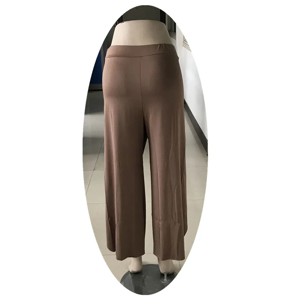 Летние пляжные богемные штаны женские повседневные шаровары свободные с принтом