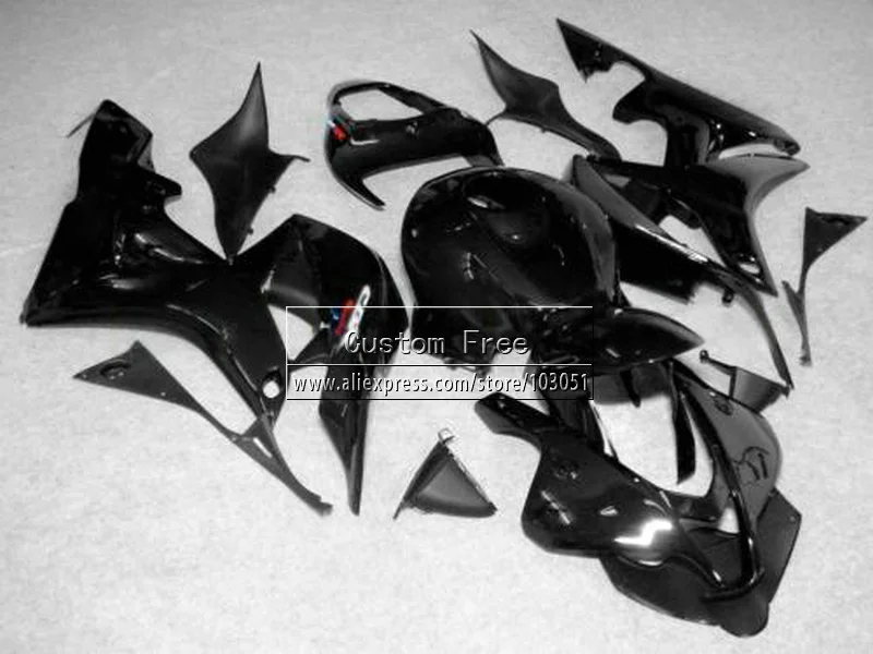 Набор обтекателей для Honda 600 RR F5 набор 07 08 CBR600RR CBR 600RR 2007 2008 полностью черная часть