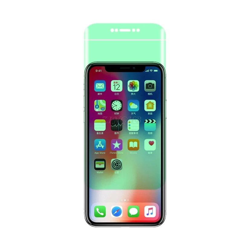 2 шт./лот защита для экрана с защитой от царапин и отпечатков пальцев iPhone XS 5 8 дюйма