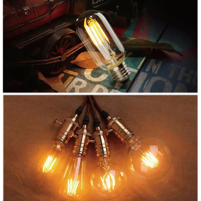Светодиодная лампа Эдисона GreenEye высокой яркости E27 E14 220 В|led filament|edison ledvintage edison led |
