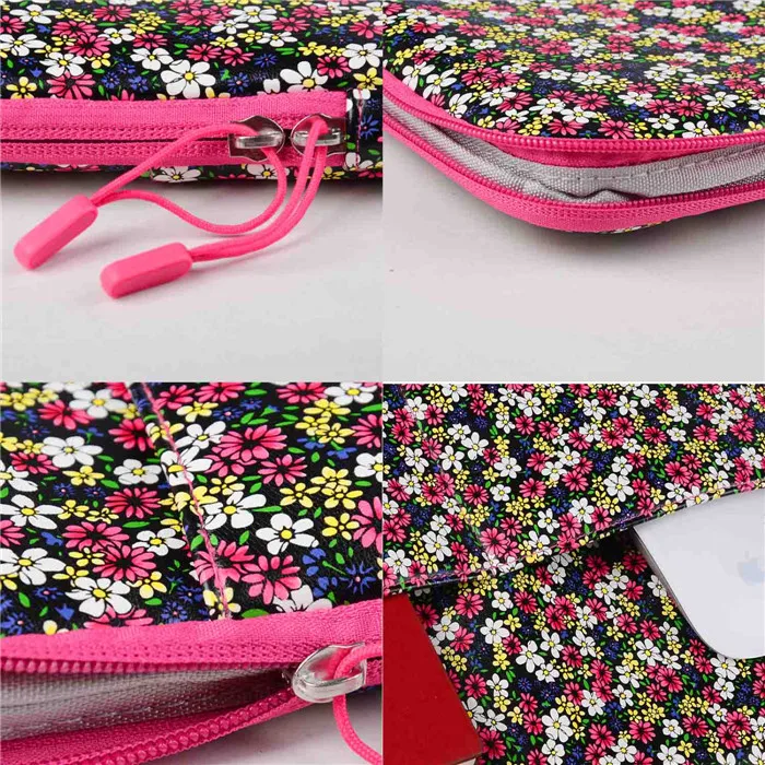 Водонепроницаемый чехол из искусственной кожи в стиле ретро черный для ноутбука