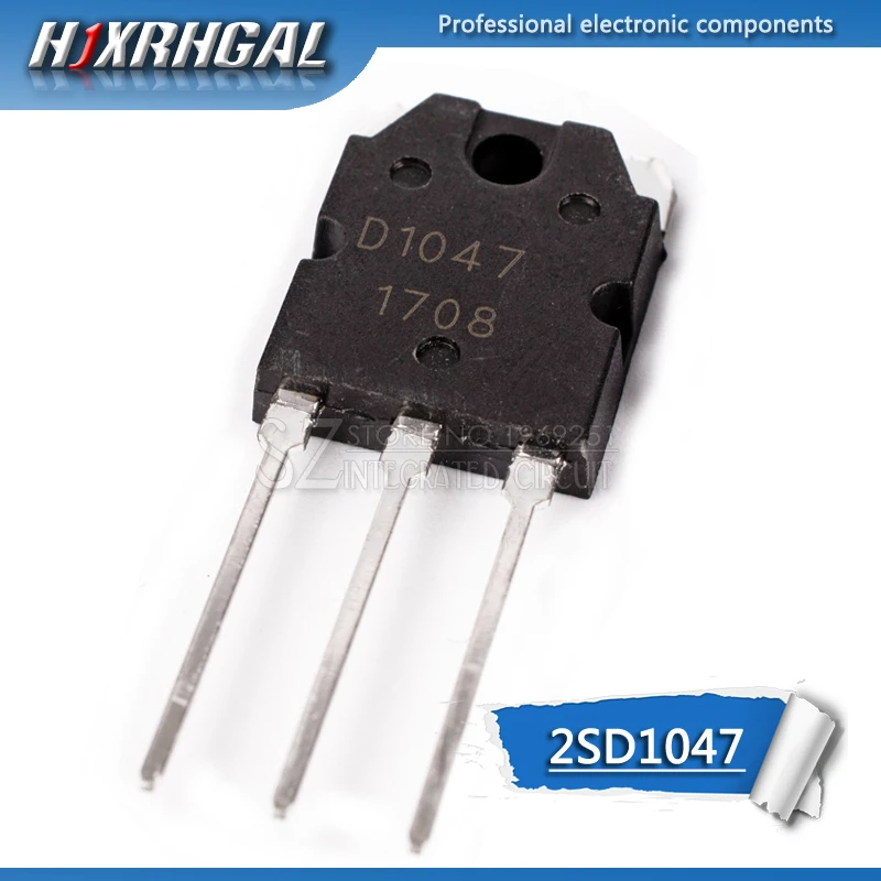 5 шт. 2SD1047 TO 247 D1047 3P мощные транзисторы новые и оригинальные IC HJXRHGAL|Интегральные