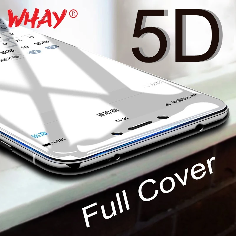 5D закаленное Стекло для huawei P20 Lite фильм полное покрытие P10 плюс Коврики 10 Pro 9 P Smart