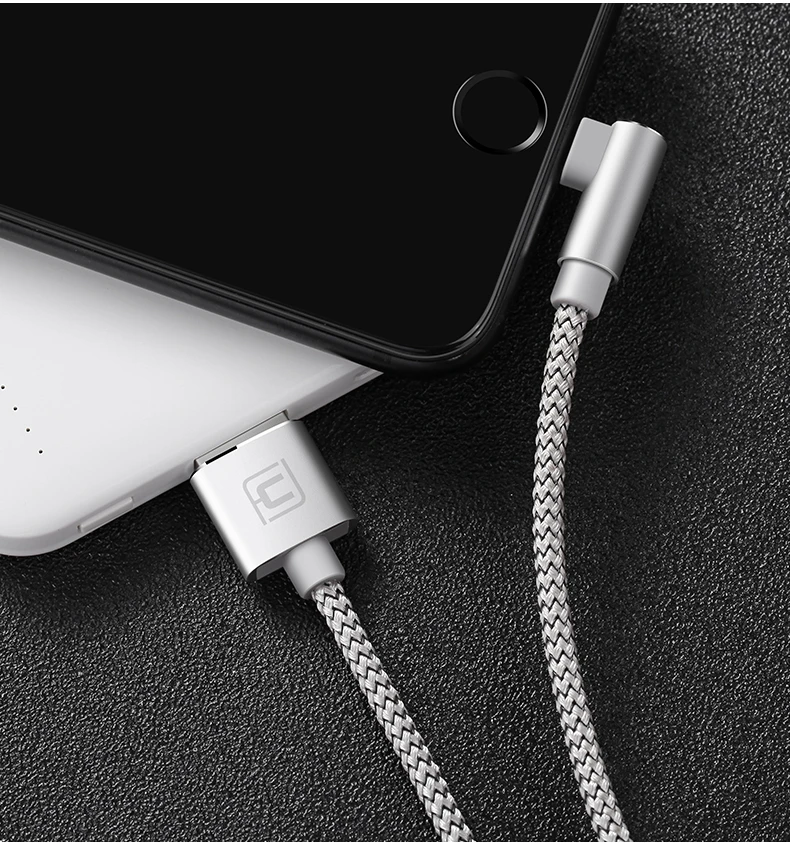 CAFELE L изгиб USB кабель для iPhone X Xr Xs Max 8 7 6s plus Быстрая зарядка кабель синхронизации данных IOS 12 Кабель зарядного устройства L тип кабеля