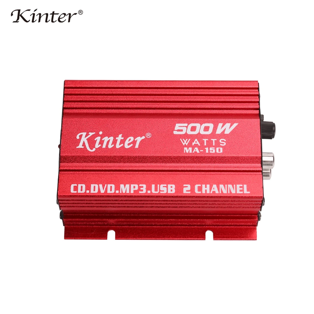 Kinter MA-150 Hi-Fi усилитель аудио мини 2CH DC12V воспроизведение стерео звука с динамиком