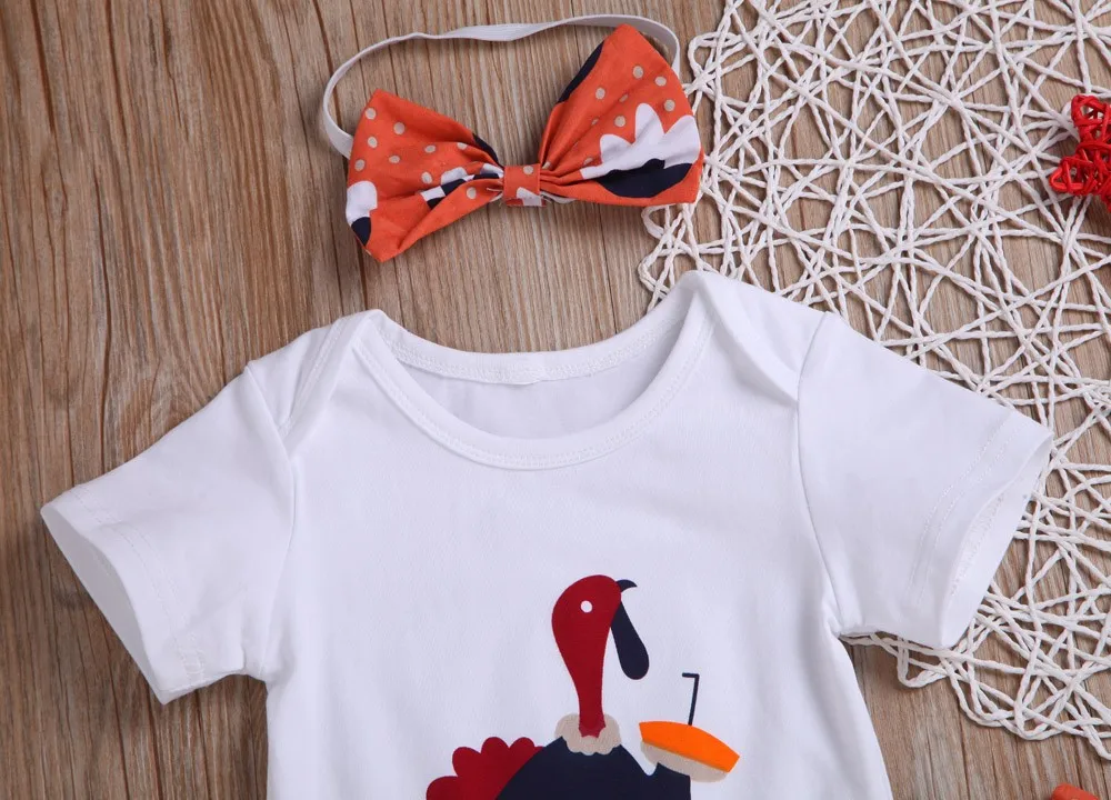 Одежда для маленьких девочек летнее Хлопковое платье на День Благодарения