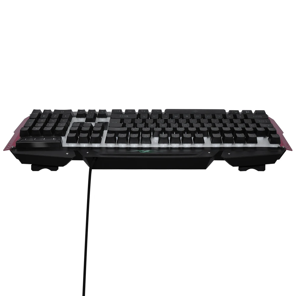 DeepFox проводной светодиодный мультимедийный Эргономичный Usb игровая клавиатура мышь комбинированная подсветка 2400 dpi оптическая геймерская мышь наборы