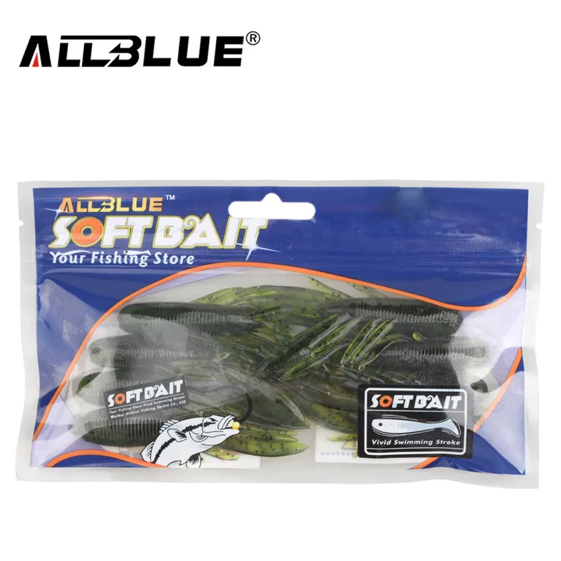ALLBLUE 6 шт./лот Заказные приманки Super Craws мягкая рыболовная приманка для рыбалки