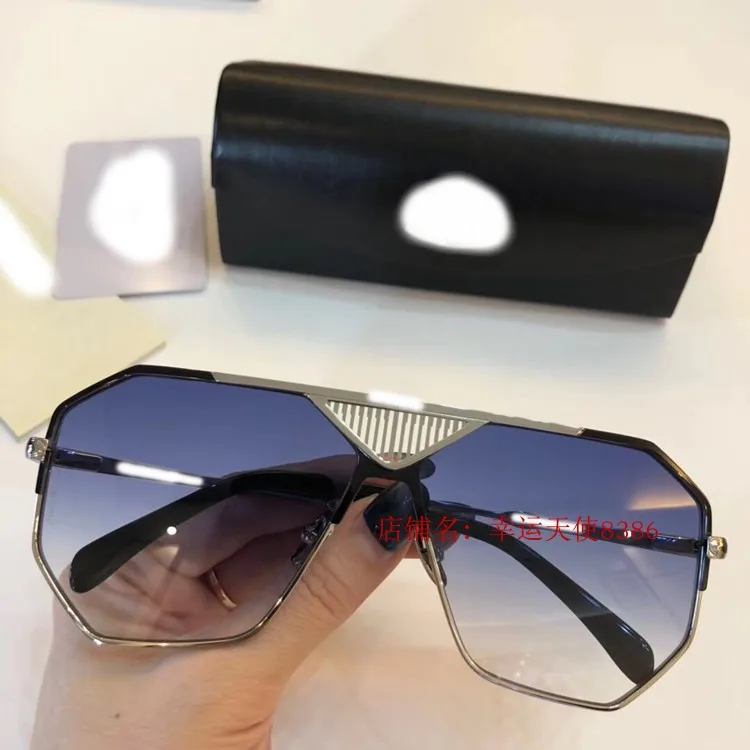 luxury Runway sunglasses men brand designer sun glasses for women Carter glasses B07112 - Цвет линз: 1
