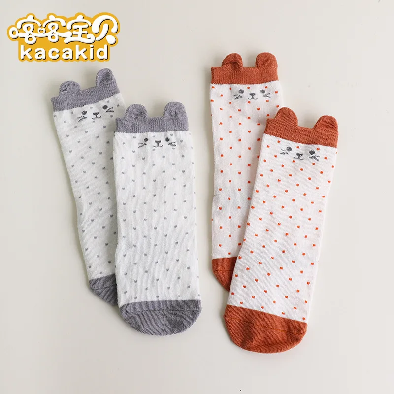 Детские носки унисекс с мультяшным рисунком из хлопка|Носки| |